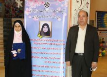 فاطمه قیداری دانش آموز نخبه و پژوهشگر البرزی