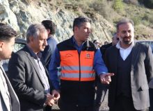 بازدید رئیس سازمان مدیریت و برنامه ریزی استان البرز از محور مواصلاتی شهرستان طالقان